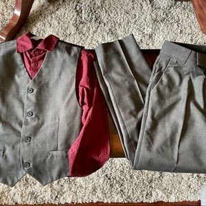 Boys Calvin Klein suit, size 10 grey/gray
